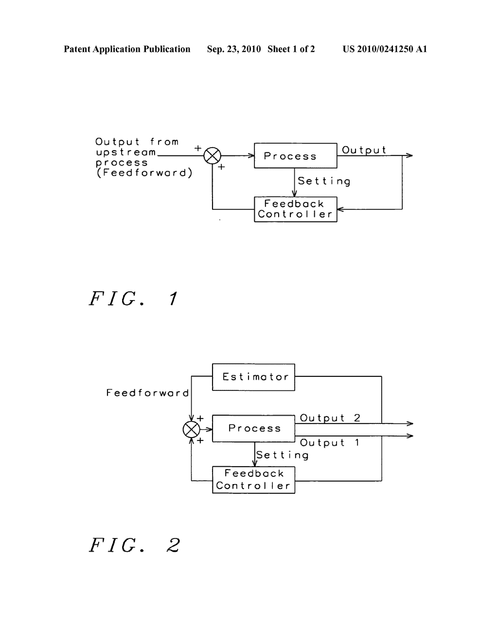 Feedback and feedforward control of a semiconductor process without output values from upstream processes - diagram, schematic, and image 02