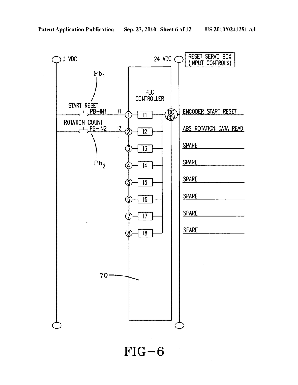 DEVICE AND METHOD FOR AUTOMATIC RESET OF ENCODER - diagram, schematic, and image 07