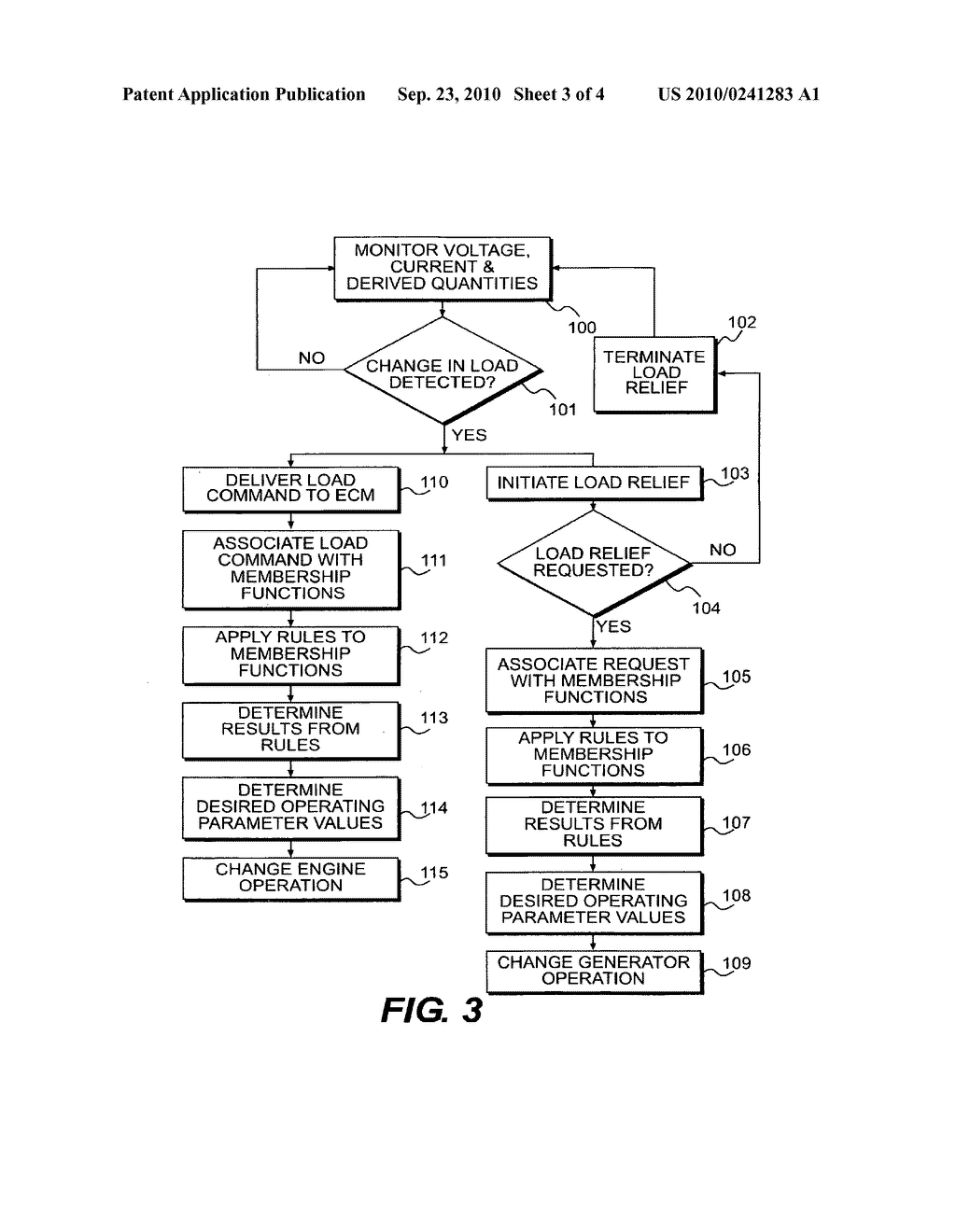 GEN-SET CONTROL SYSTEM HAVING PROACTIVE LOAD RELIEF - diagram, schematic, and image 04