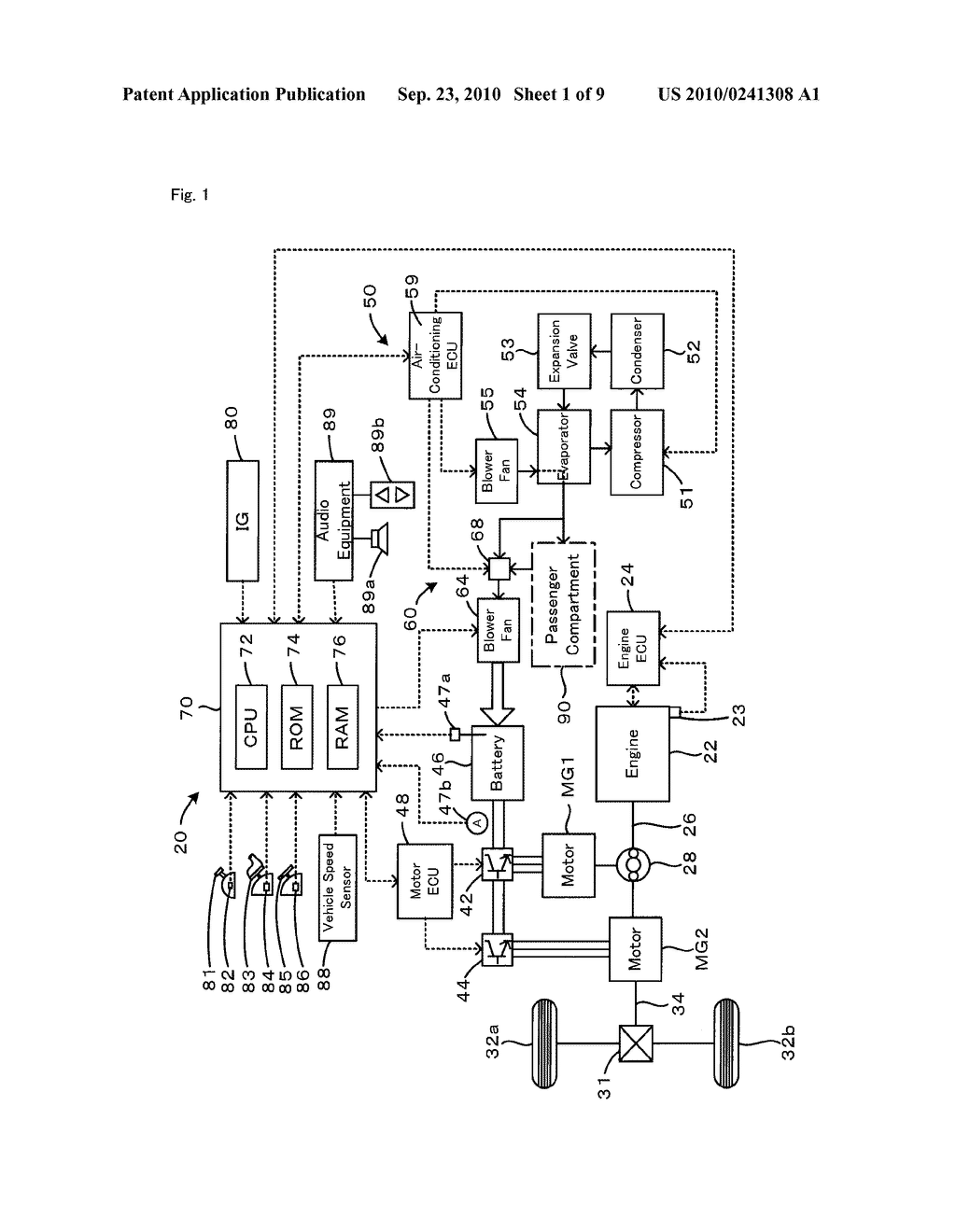 COOLING SYSTEM, MOTOR VEHICLE EQUIPPED WITH COOLING SYSTEM, AND CONTROL METHOD OF COOLING SYSTEM - diagram, schematic, and image 02