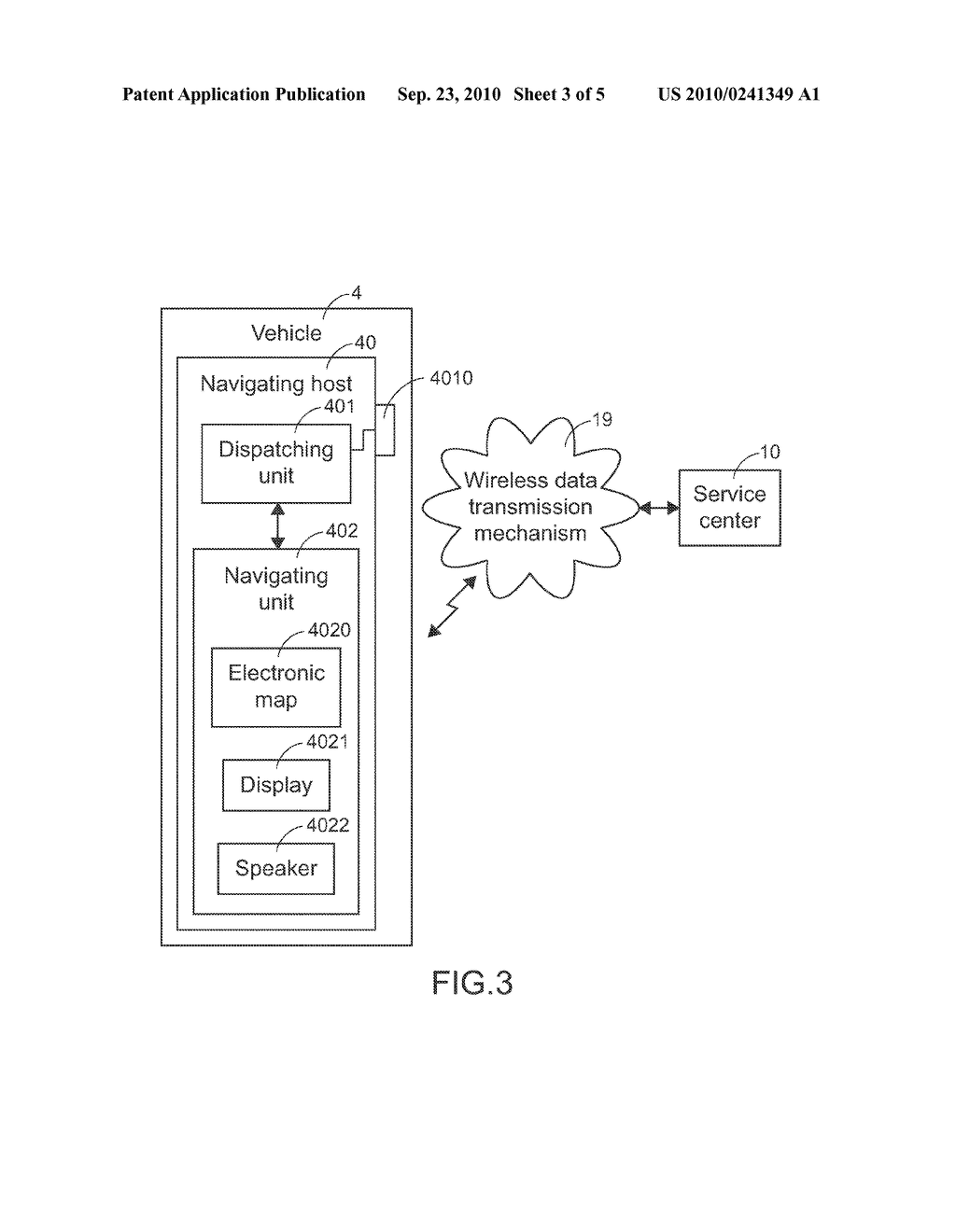 VEHICLE-DISPATCHING METHOD, VEHICLE-DISPATCHING SYSTEM AND NAVIGATING DEVICE USED IN THE SAME - diagram, schematic, and image 04