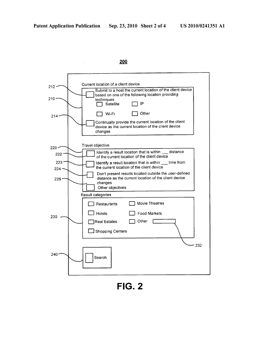 IDENTIFYING A RESULT RESPONSIVE TO A CURRENT LOCATION OF A CLIENT DEVICE - diagram, schematic, and image 03