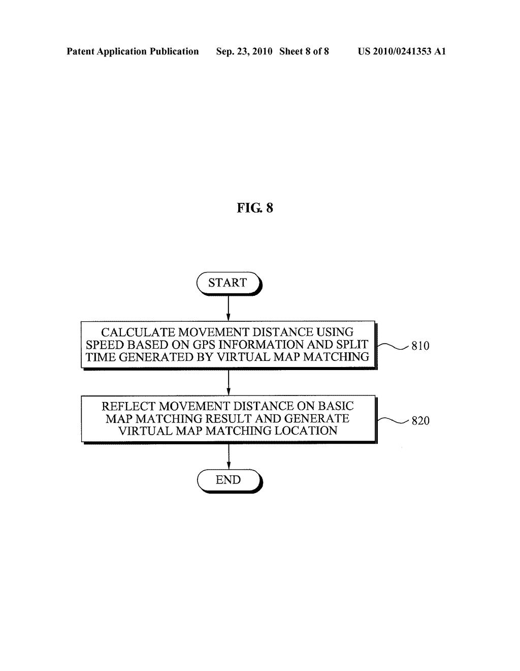 METHOD FOR MATCHING VIRTUAL MAP AND SYSTEM THEREOF - diagram, schematic, and image 09