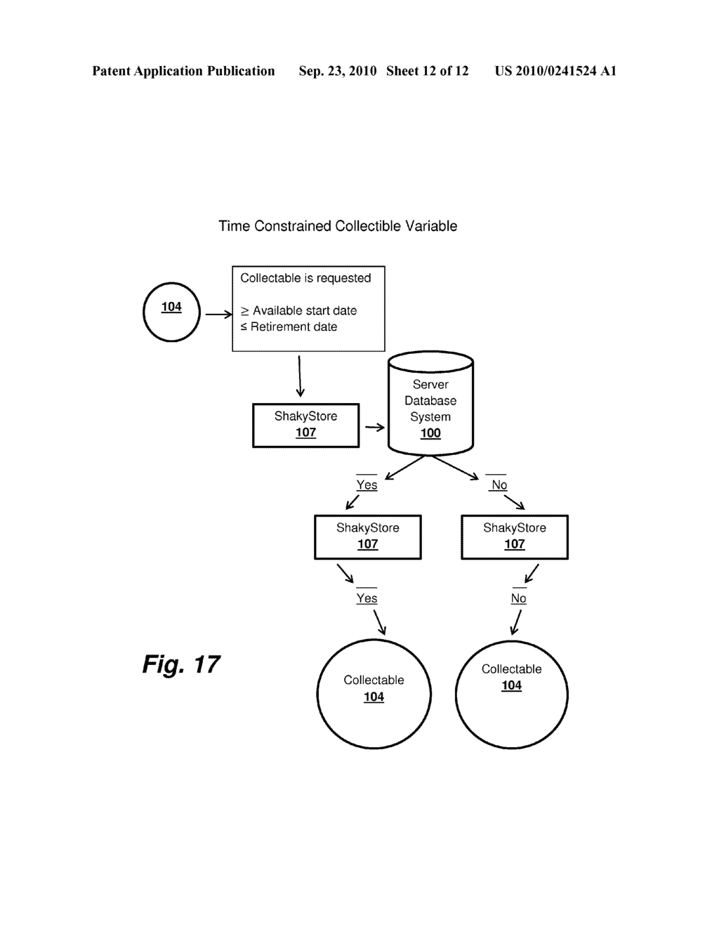 DIGITAL MEDIA ARCHIVE COLLECTIBLE DEFINED BY VARIABLE COLLECTABILITY ATTRIBUTES - diagram, schematic, and image 13