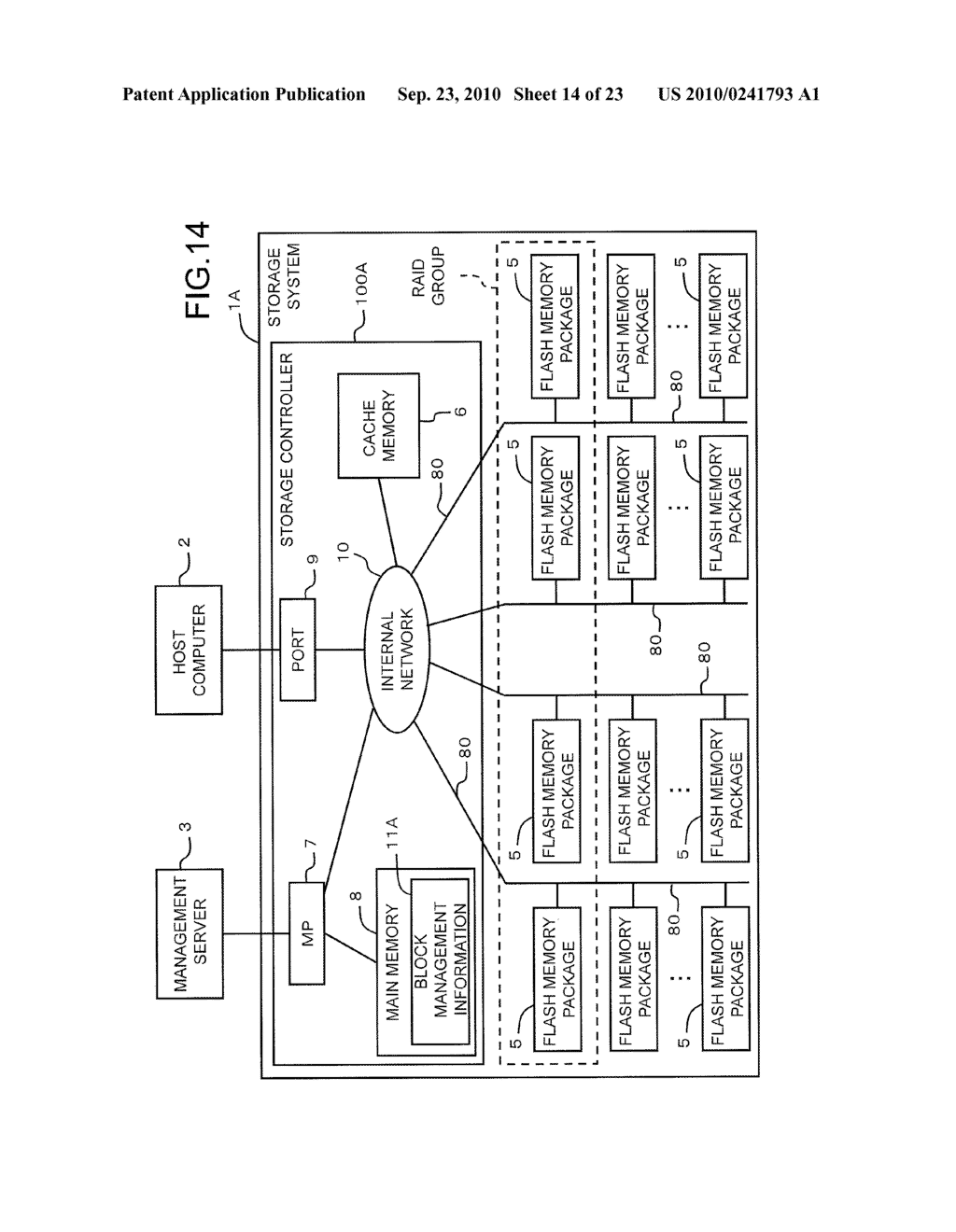STORAGE SYSTEM AND METHOD FOR CONTROLLING STORAGE SYSTEM - diagram, schematic, and image 15