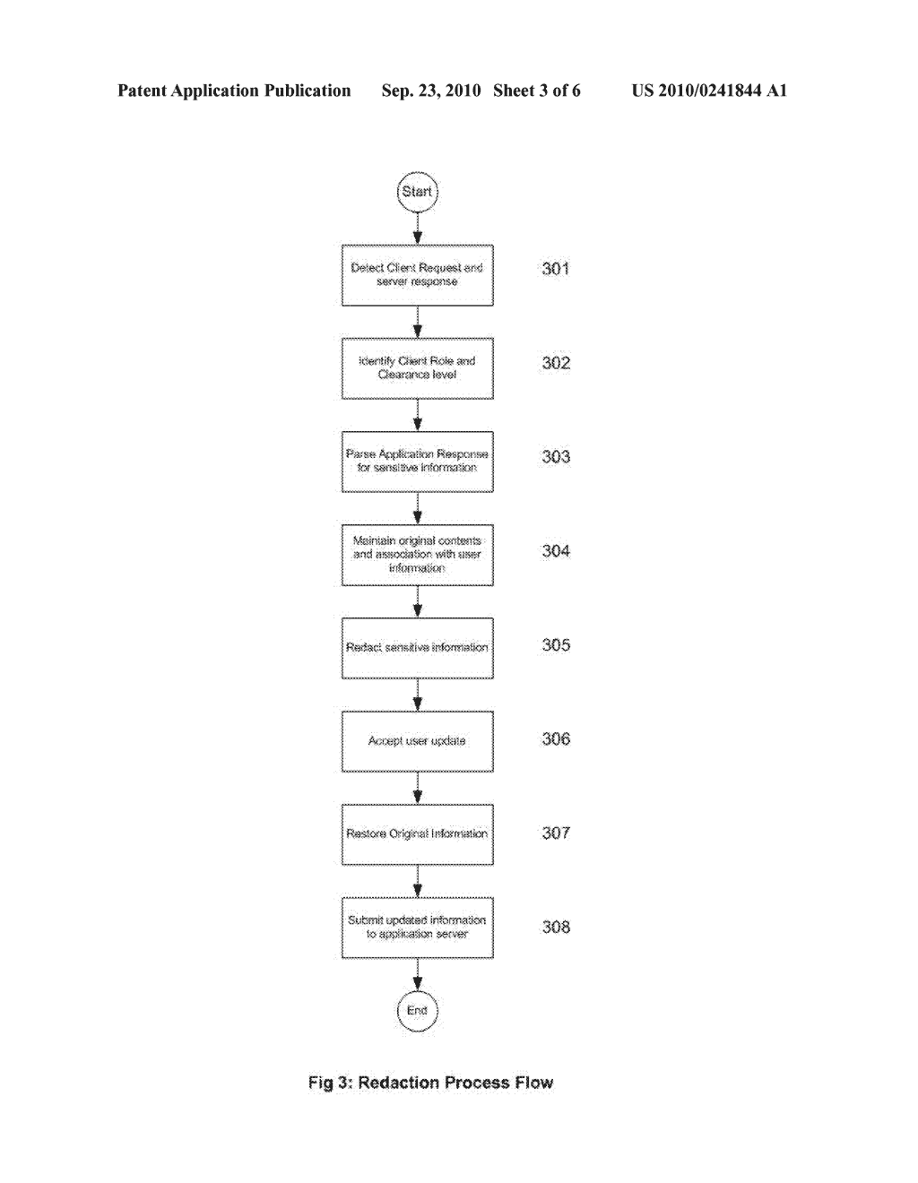 METHOD, SYSTEM AND APPARATUS FOR PROVIDING STATEFUL INFORMATION REDACTION - diagram, schematic, and image 04