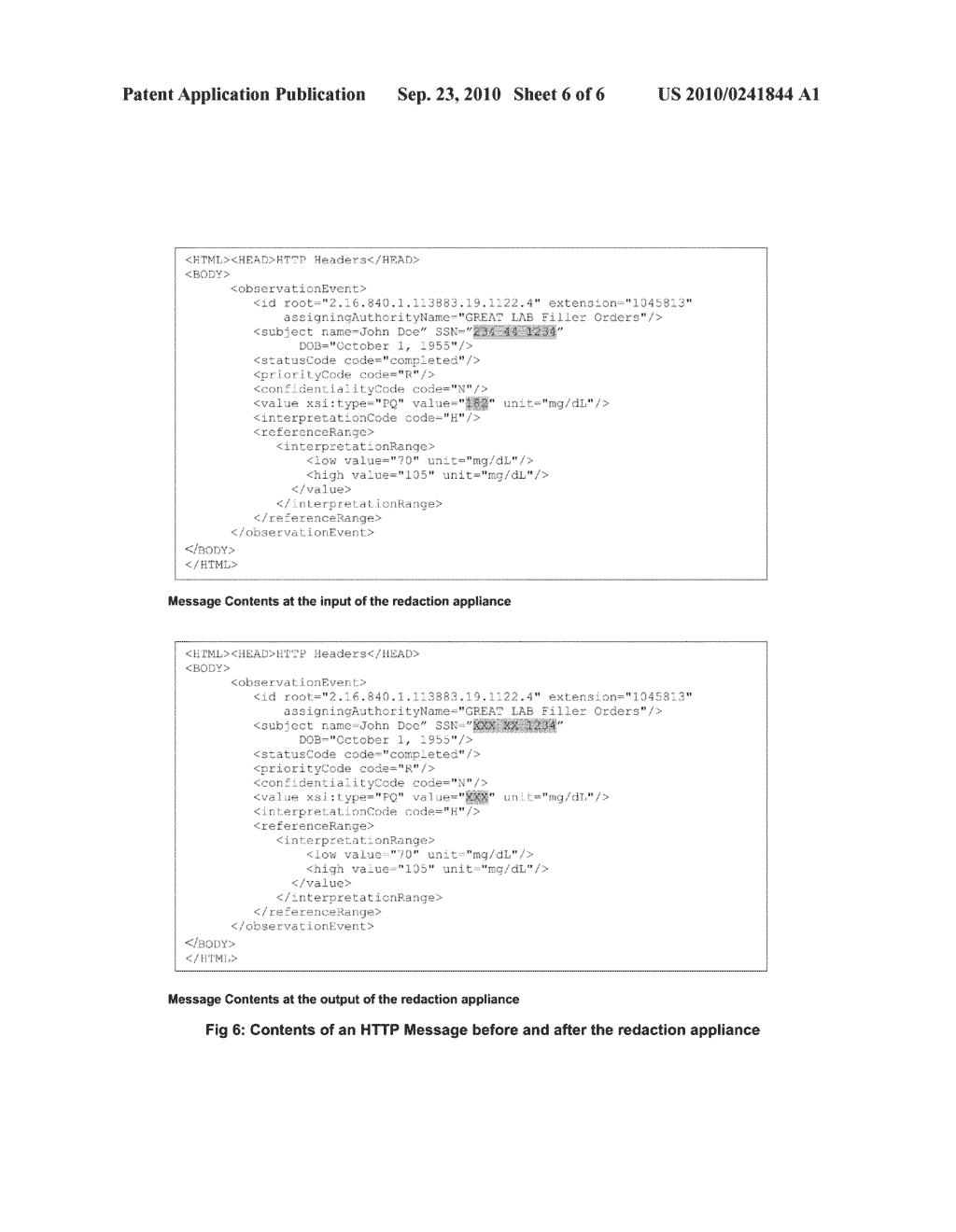 METHOD, SYSTEM AND APPARATUS FOR PROVIDING STATEFUL INFORMATION REDACTION - diagram, schematic, and image 07