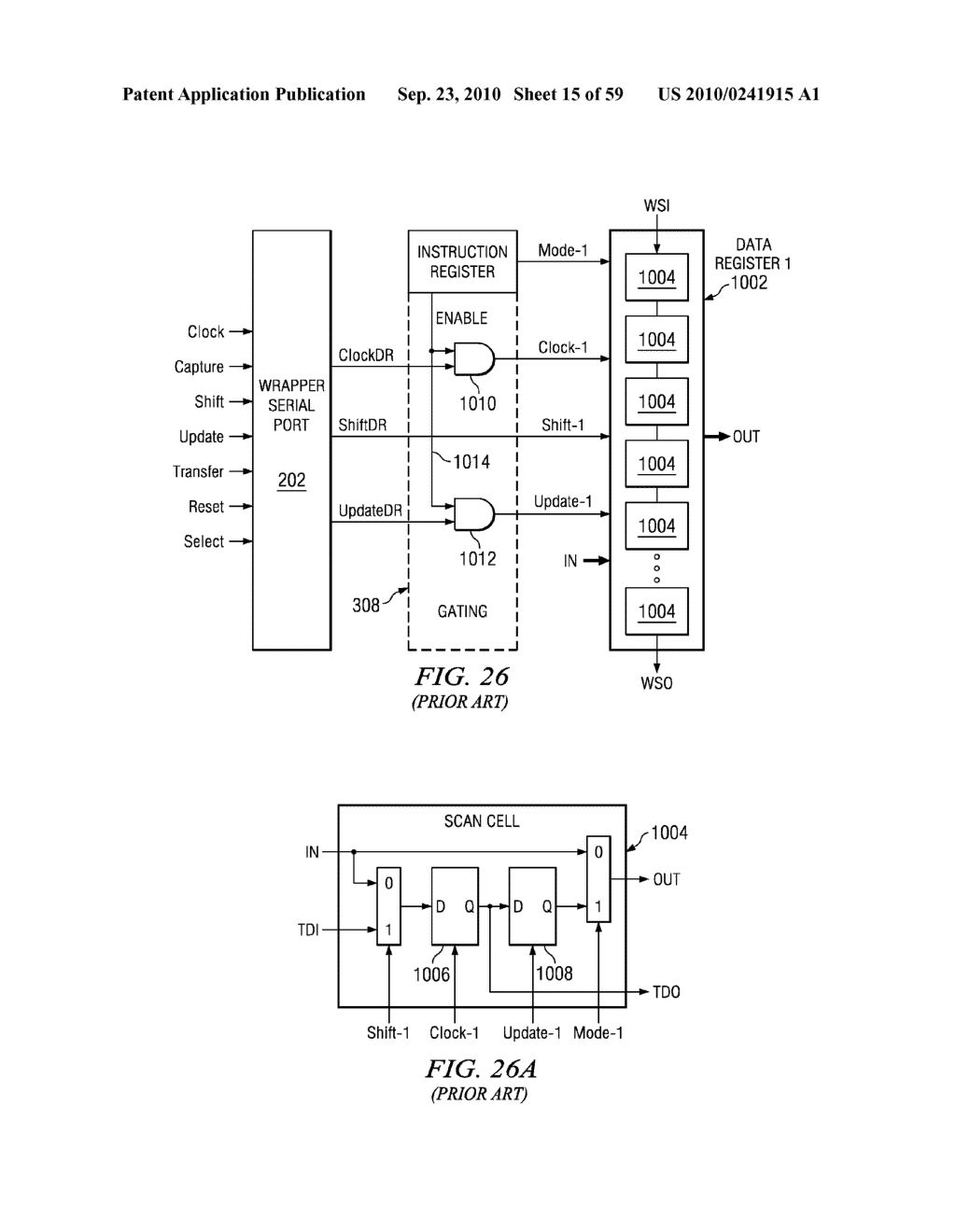 IEEE 1149.1 AND P1500 TEST INTERFACES COMBINED CIRCUITS AND PROCESSES - diagram, schematic, and image 16
