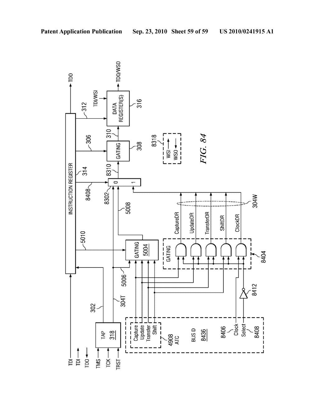 IEEE 1149.1 AND P1500 TEST INTERFACES COMBINED CIRCUITS AND PROCESSES - diagram, schematic, and image 60