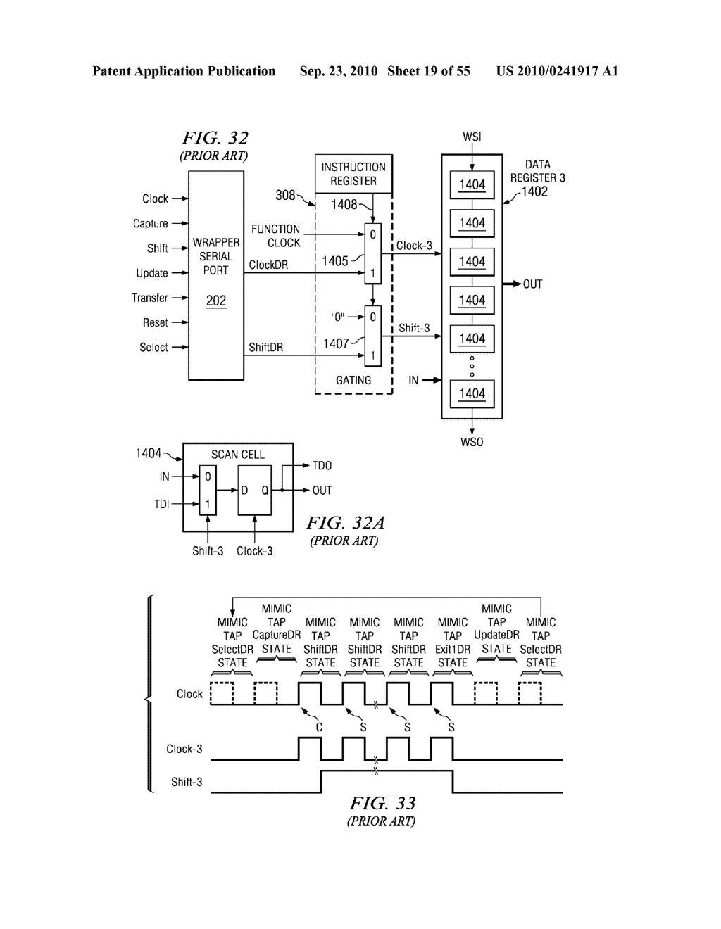 GATING TAP REGISTER CONTROL BUS AND AUXILIARY/WRAPPER TEST BUS - diagram, schematic, and image 20