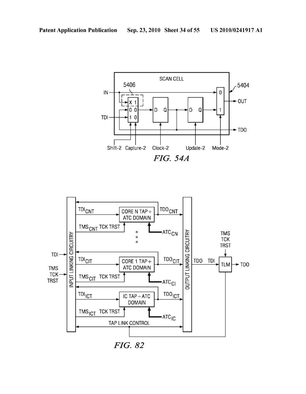 GATING TAP REGISTER CONTROL BUS AND AUXILIARY/WRAPPER TEST BUS - diagram, schematic, and image 35
