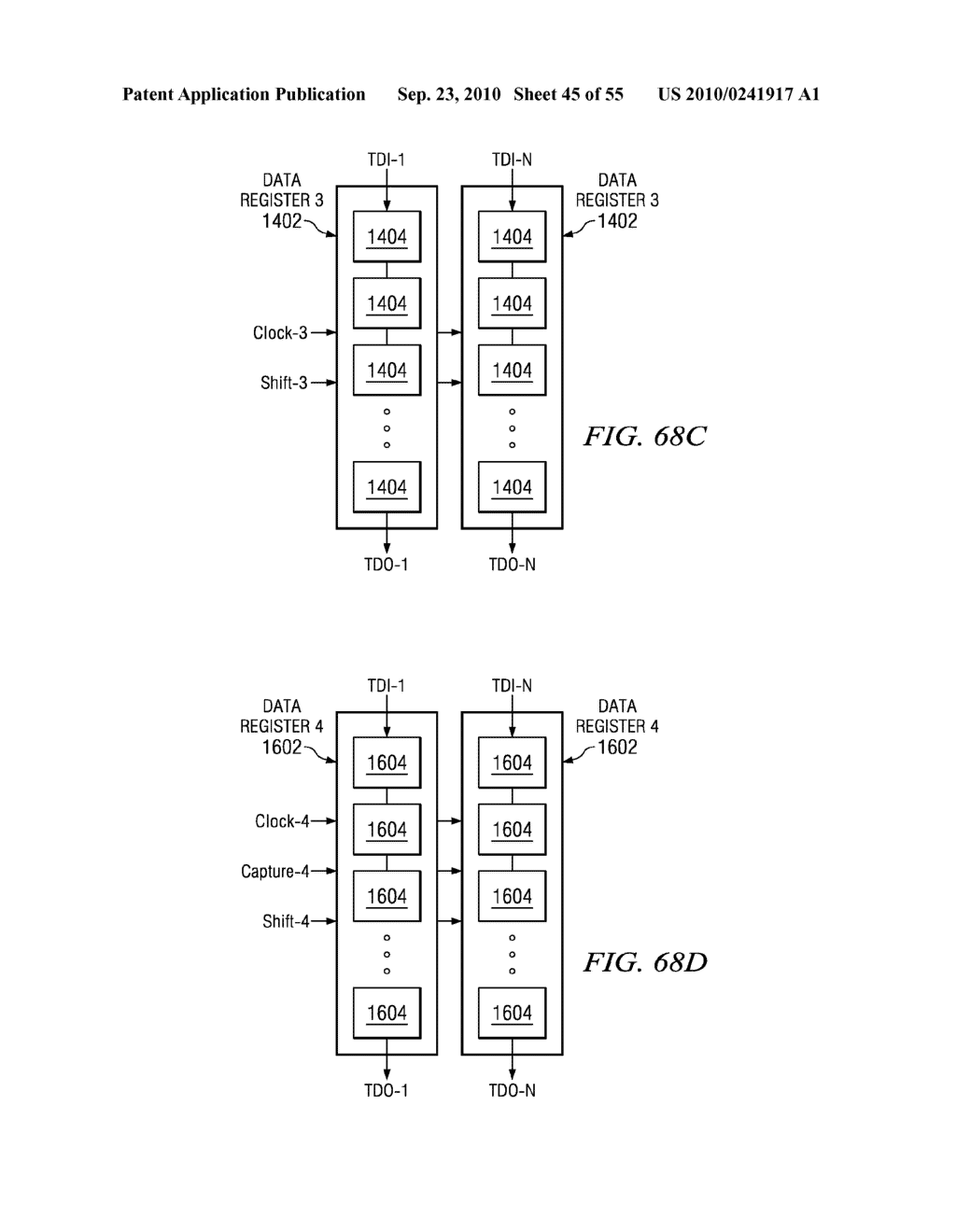 GATING TAP REGISTER CONTROL BUS AND AUXILIARY/WRAPPER TEST BUS - diagram, schematic, and image 46