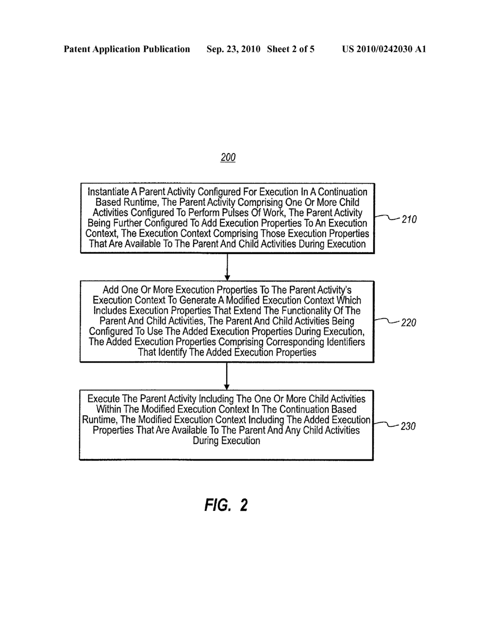 PROVIDING EXECUTION CONTEXT IN CONTINUATION BASED RUNTIMES - diagram, schematic, and image 03