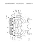 Nape pad / chin strap retention assemblies for ballistic helmets diagram and image