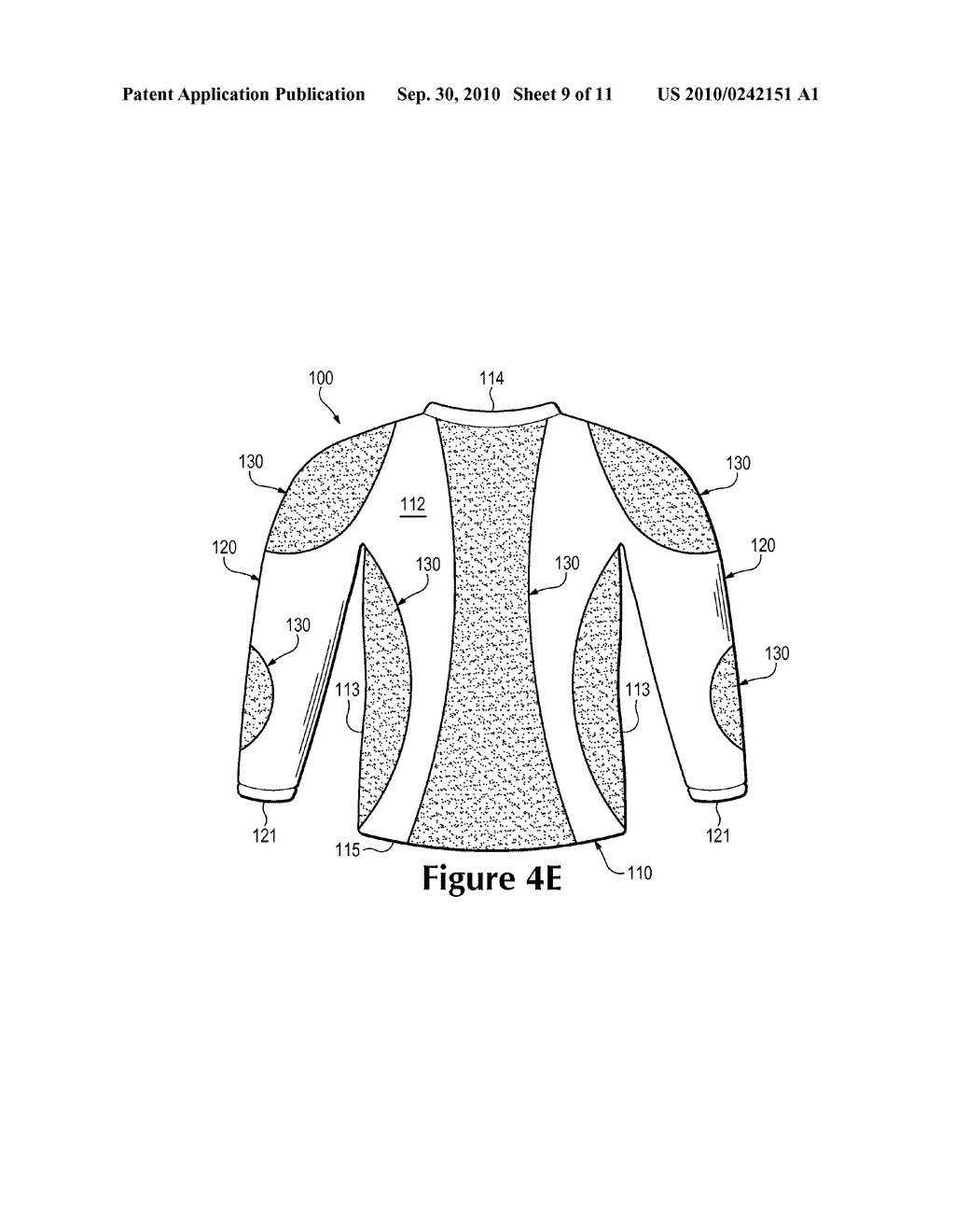Article Of Apparel With Variable Air Permeability - diagram, schematic, and image 10