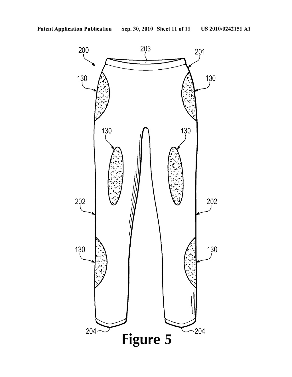 Article Of Apparel With Variable Air Permeability - diagram, schematic, and image 12