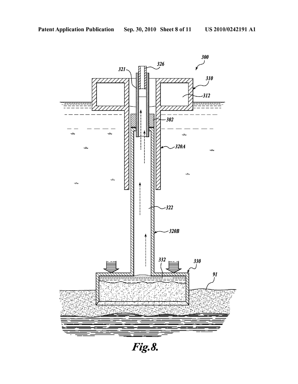 BUOYANCY STABILIZED PIER STRUCTURE AND METHOD FOR INSTALLING SAME - diagram, schematic, and image 09