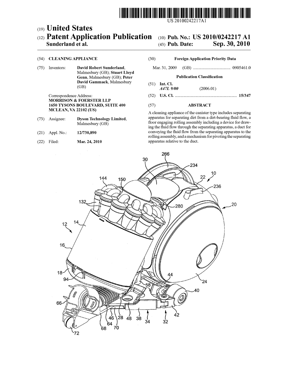 CLEANING APPLIANCE - diagram, schematic, and image 01