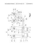 DEVICE FOR NEEDLING A NONWOVEN WEB diagram and image