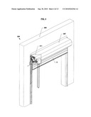 METHOD AND APPARATUS FOR DRIVING A ROLLER SHUTTER DOOR diagram and image