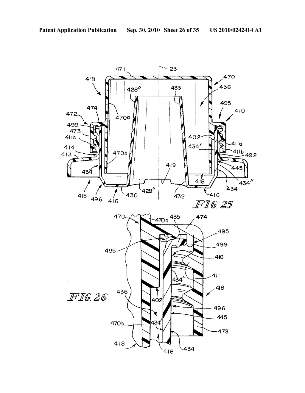 CLOSURE UNIT WITH CAP AND POUR SPOUT FOR CONTAINER NECK FINISH - diagram, schematic, and image 27