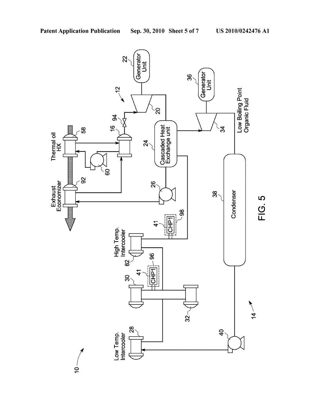 COMBINED HEAT AND POWER CYCLE SYSTEM - diagram, schematic, and image 06