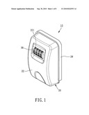 Locking device for protecting door lock diagram and image