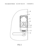 Locking device for protecting door lock diagram and image