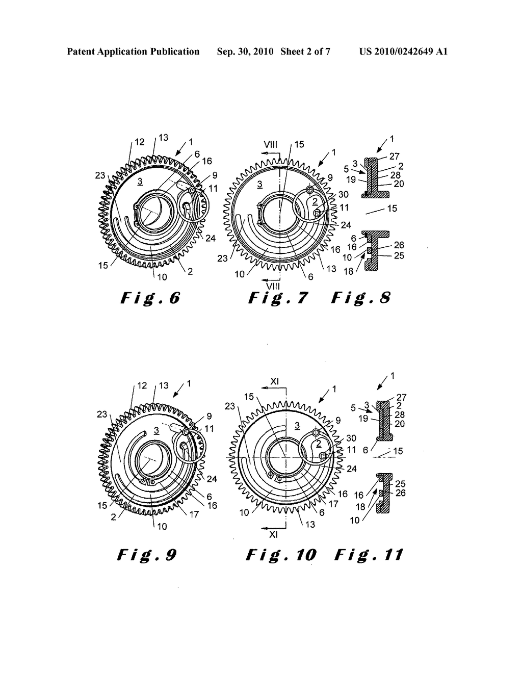 SPLIT GEAR FOR AVOIDING BACKLASH WHEN ENGAGING A MATING GEAR - diagram, schematic, and image 03