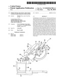 POWER MITER SAW HAVING ADJUSTABLE LOWER GUARD OPERATING MECHANISM diagram and image