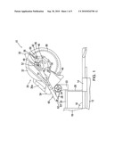 POWER MITER SAW HAVING ADJUSTABLE LOWER GUARD OPERATING MECHANISM diagram and image