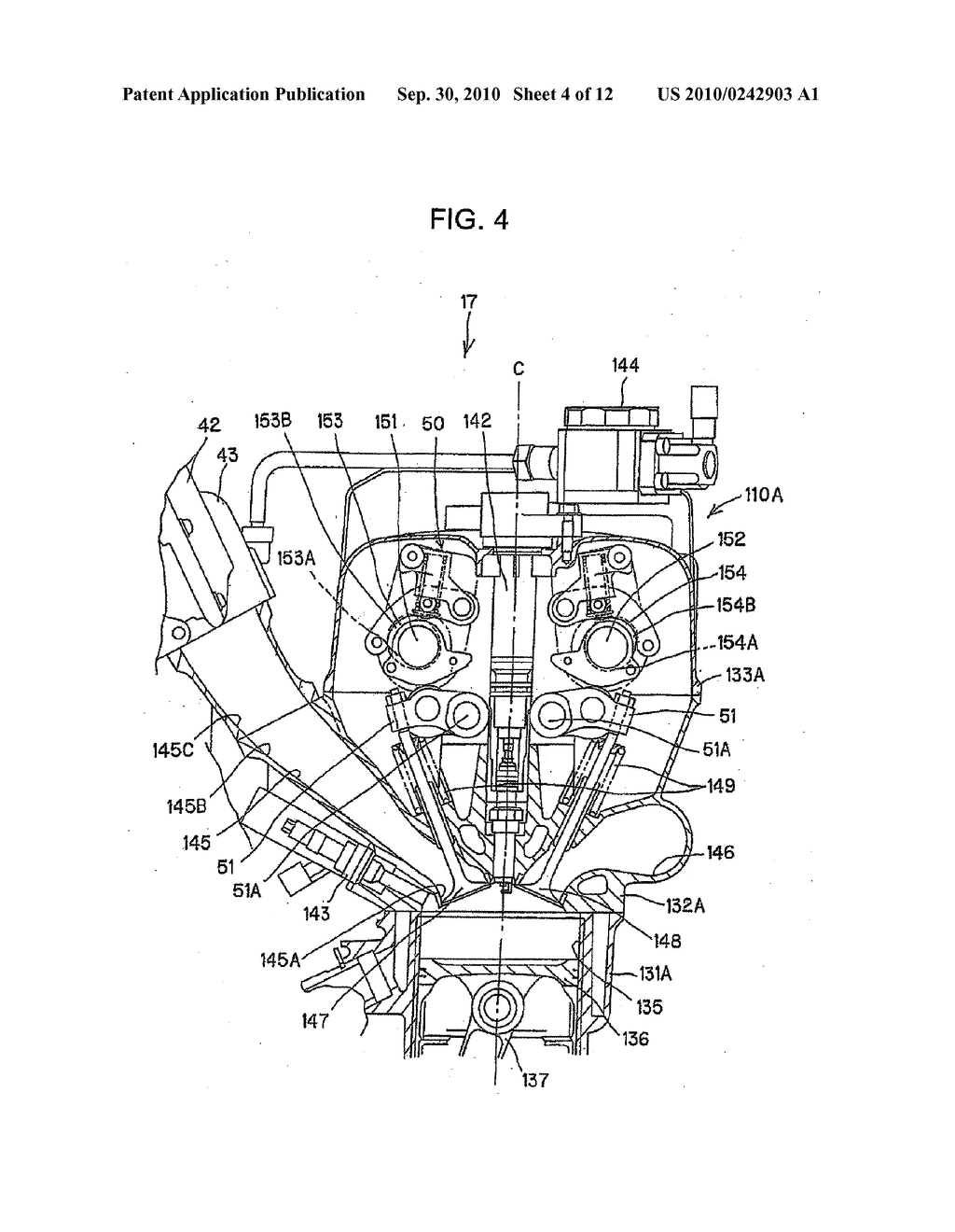 INLET PASSAGE STRUCTURE OF V-TYPE INTERNAL COMBUSTION ENGINE - diagram, schematic, and image 05