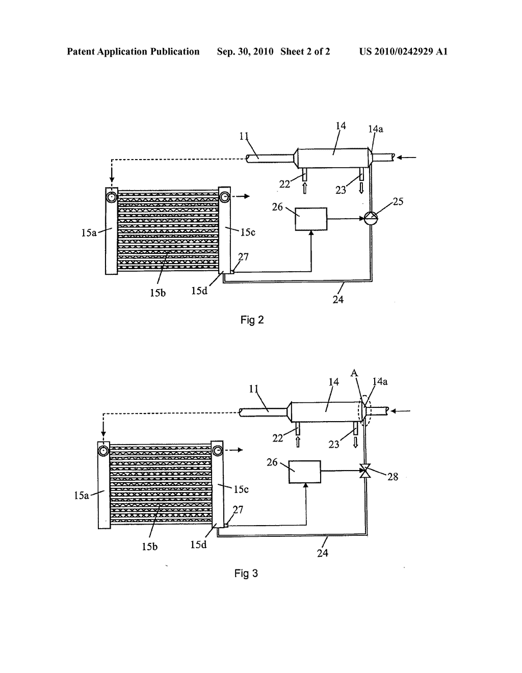 ARRANGEMENT AND METHOD FOR THE RETURN OF EXHAUST GASES IN A COMBUSTION ENGINE - diagram, schematic, and image 03