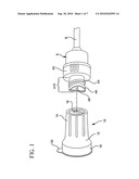 Patient fluid line access valve antimicrobial cap/cleaner diagram and image