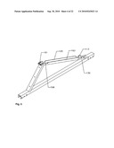 Flat Roof Mounted Solar Panel Support System diagram and image