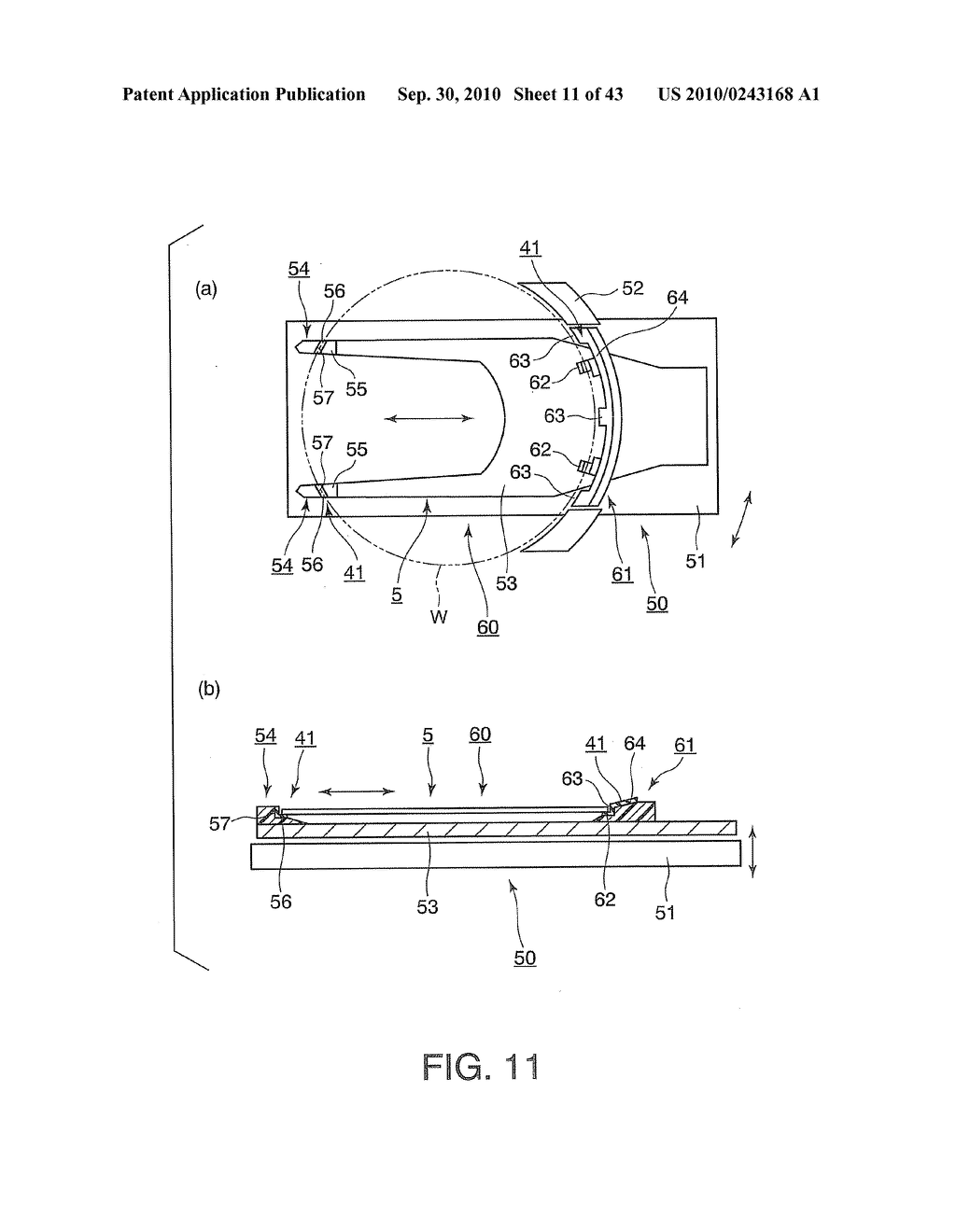 DEVICE AND METHOD FOR SUPPORTING A SUBSTRATE - diagram, schematic, and image 12