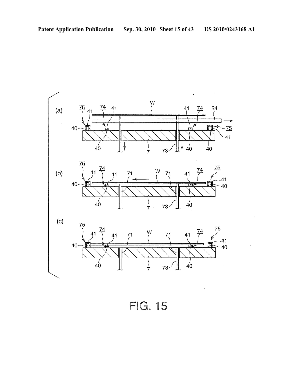 DEVICE AND METHOD FOR SUPPORTING A SUBSTRATE - diagram, schematic, and image 16