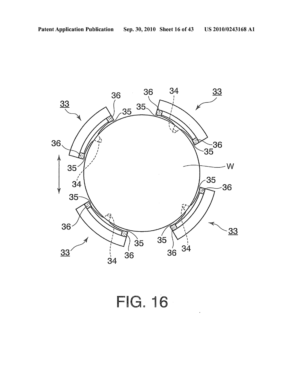 DEVICE AND METHOD FOR SUPPORTING A SUBSTRATE - diagram, schematic, and image 17