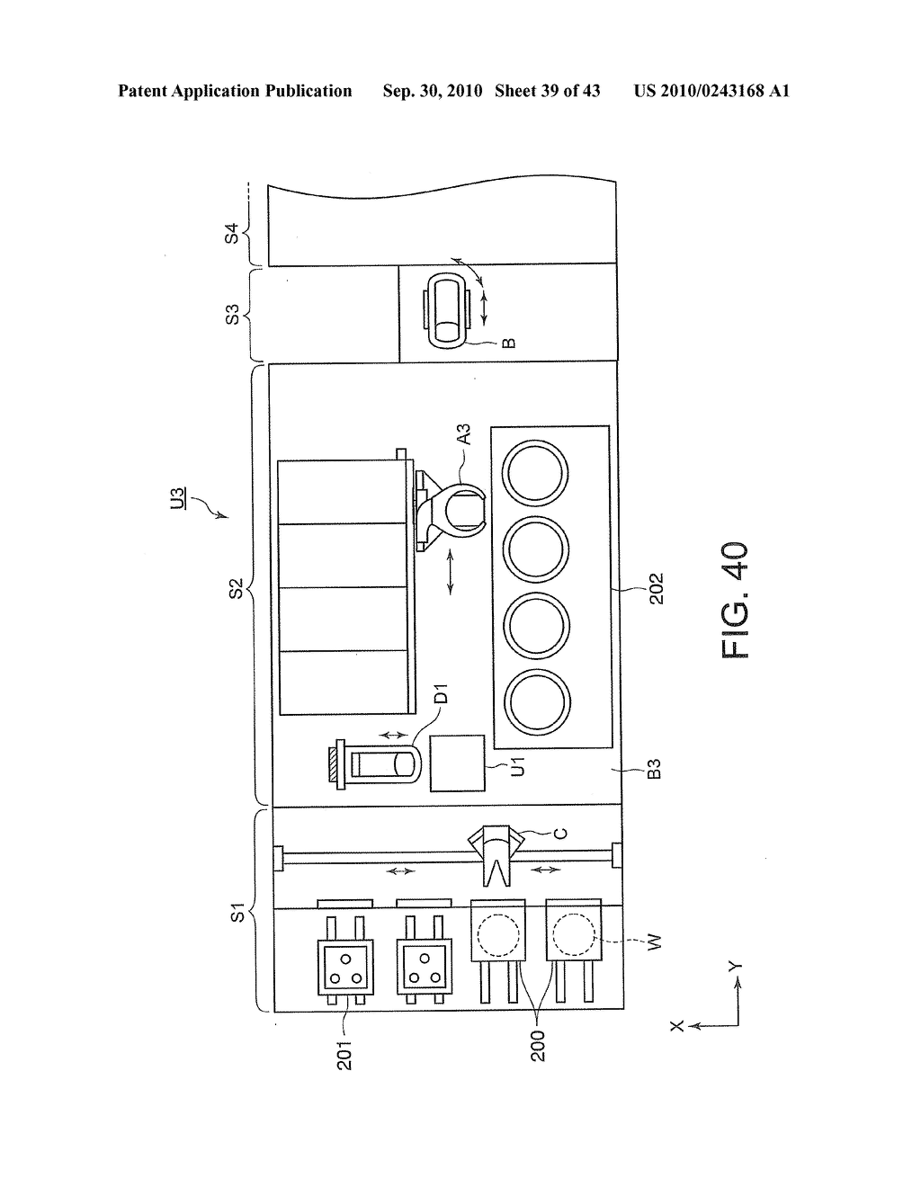 DEVICE AND METHOD FOR SUPPORTING A SUBSTRATE - diagram, schematic, and image 40