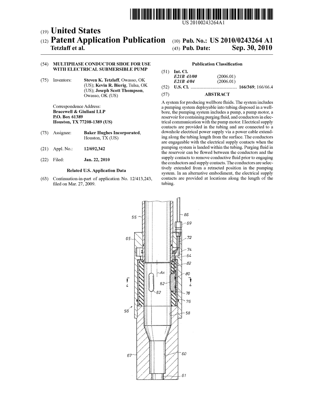 Multiphase Conductor Shoe For Use With Electrical Submersible Pump - diagram, schematic, and image 01