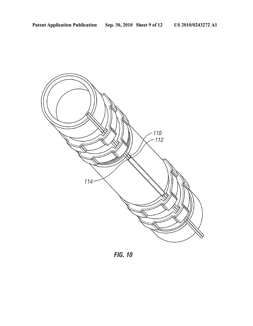 CONTROL LINE RETENTION AND METHOD FOR RETAINING CONTROL LINE - diagram, schematic, and image 10