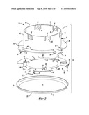 Self-Aligning Cover Spring for a Concealed Sprinkler diagram and image