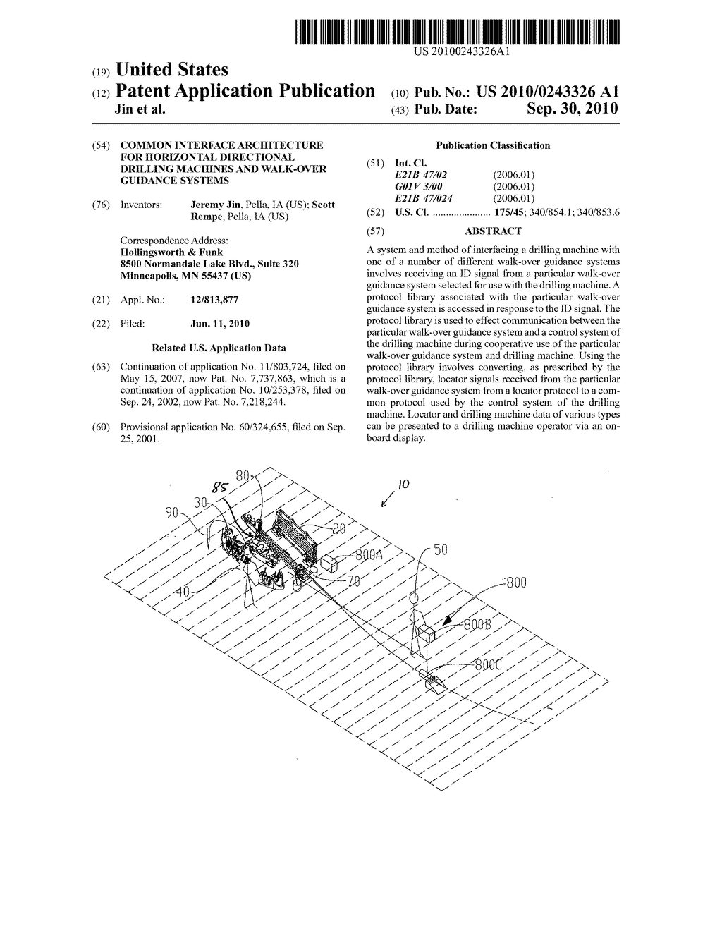 Common Interface Architecture for Horizontal Directional Drilling Machines and Walk-Over Guidance Systems - diagram, schematic, and image 01