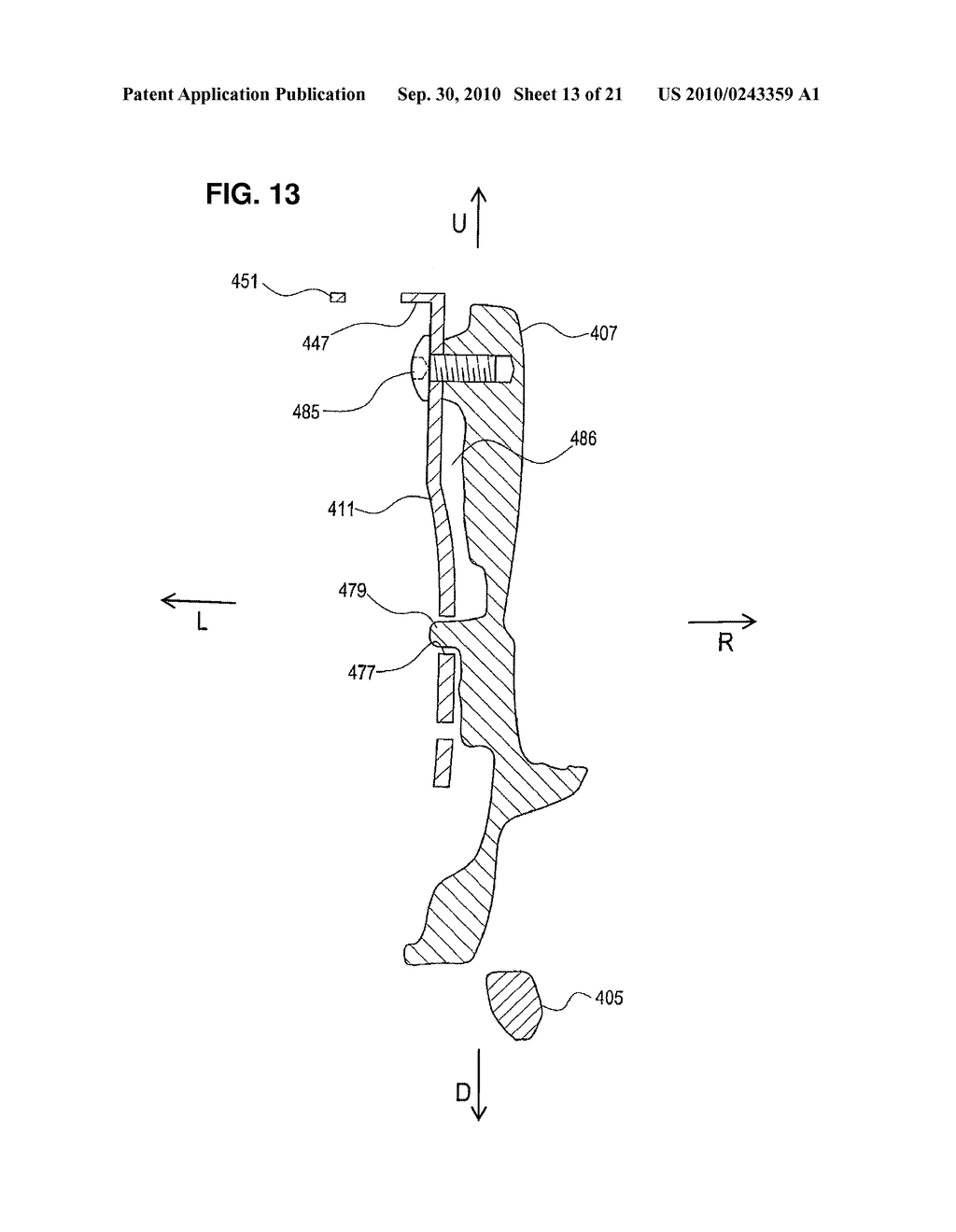 STEP HOLDER ATTACHMENT STRUCTURE FOR A SADDLE-TYPE VEHICLE, AND VEHICLE INCORPORATING SAME - diagram, schematic, and image 14