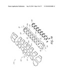 WRISTWATCH BAND WITH LONGITUDINAL, TRANSVERSE AND TORSIONAL FLEXIBILITY diagram and image