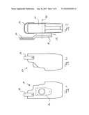 Weapon Holster with Adjustable Draw Angle, in Particular for Hand Firearms and Latching Joint Unit, in Particular for Weapon Holsters diagram and image