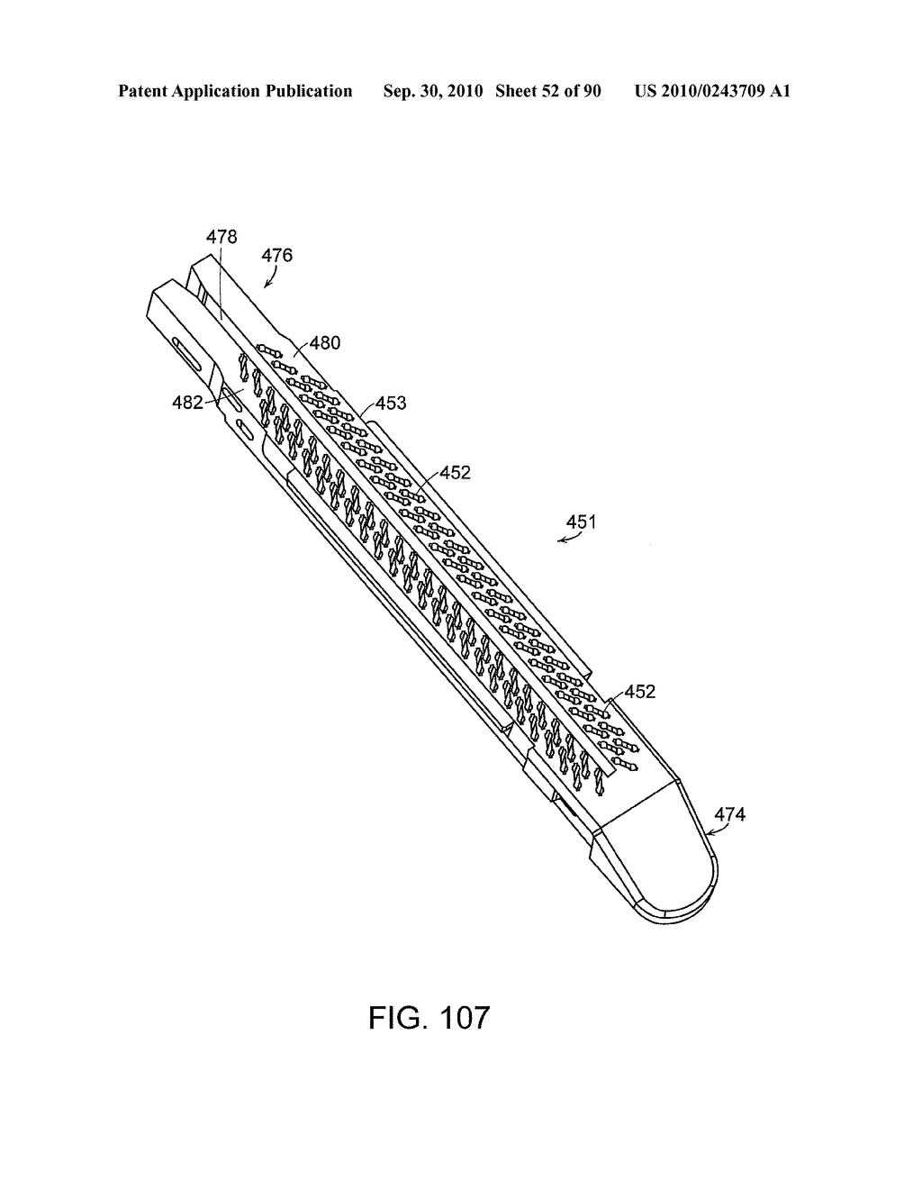 SURGICAL STAPLING INSTRUMENT HAVING A RELEASABLE BUTTRESS MATERIAL - diagram, schematic, and image 53