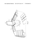Modular furniture for an aircraft diagram and image