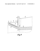 Modular furniture for an aircraft diagram and image