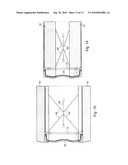 Modular furniture for an aircraft diagram and image